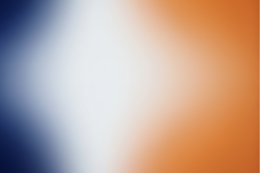 GRADIENT WITH DARK BLUE WHITE AND ORANGE